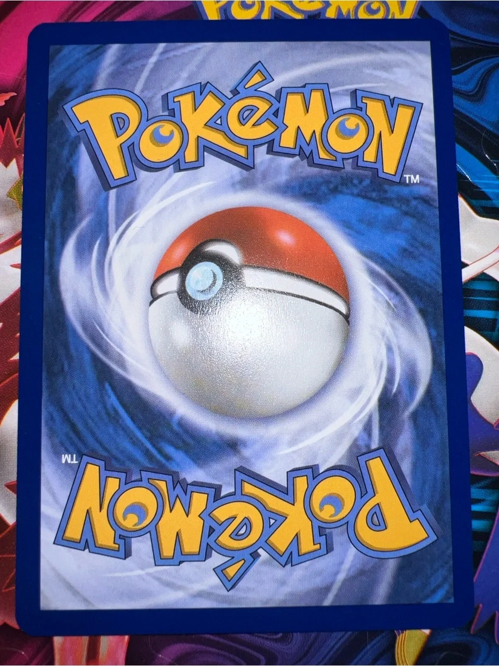 Pokémon Exeggcute Holographic Card - Green Pink